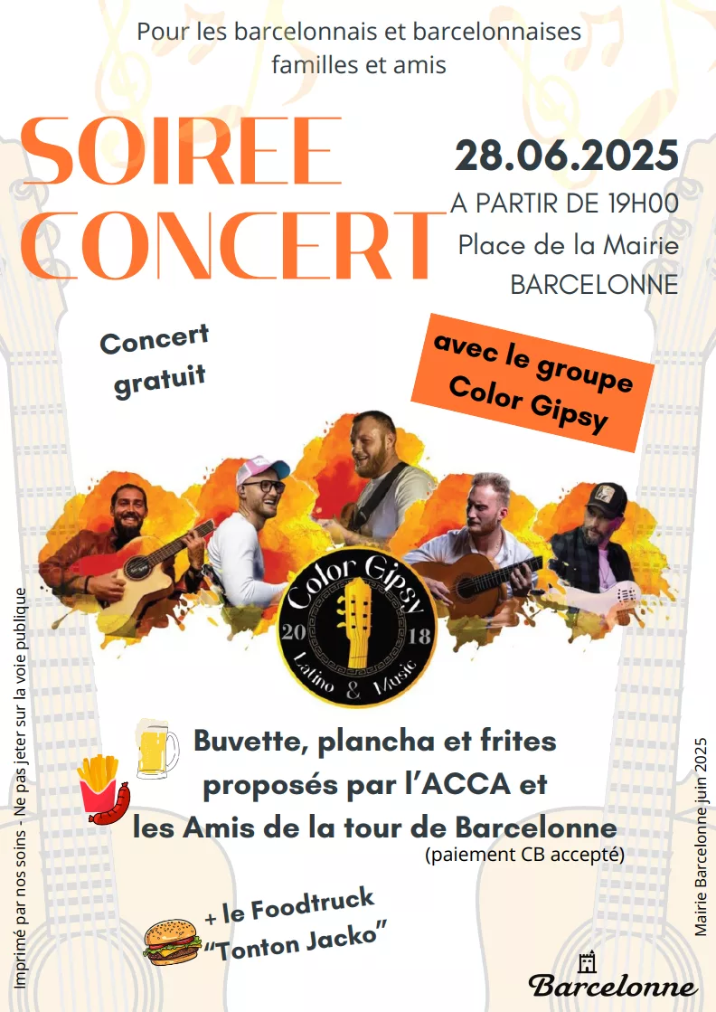 A venir: L’association au concert du 28 juin 2025 !